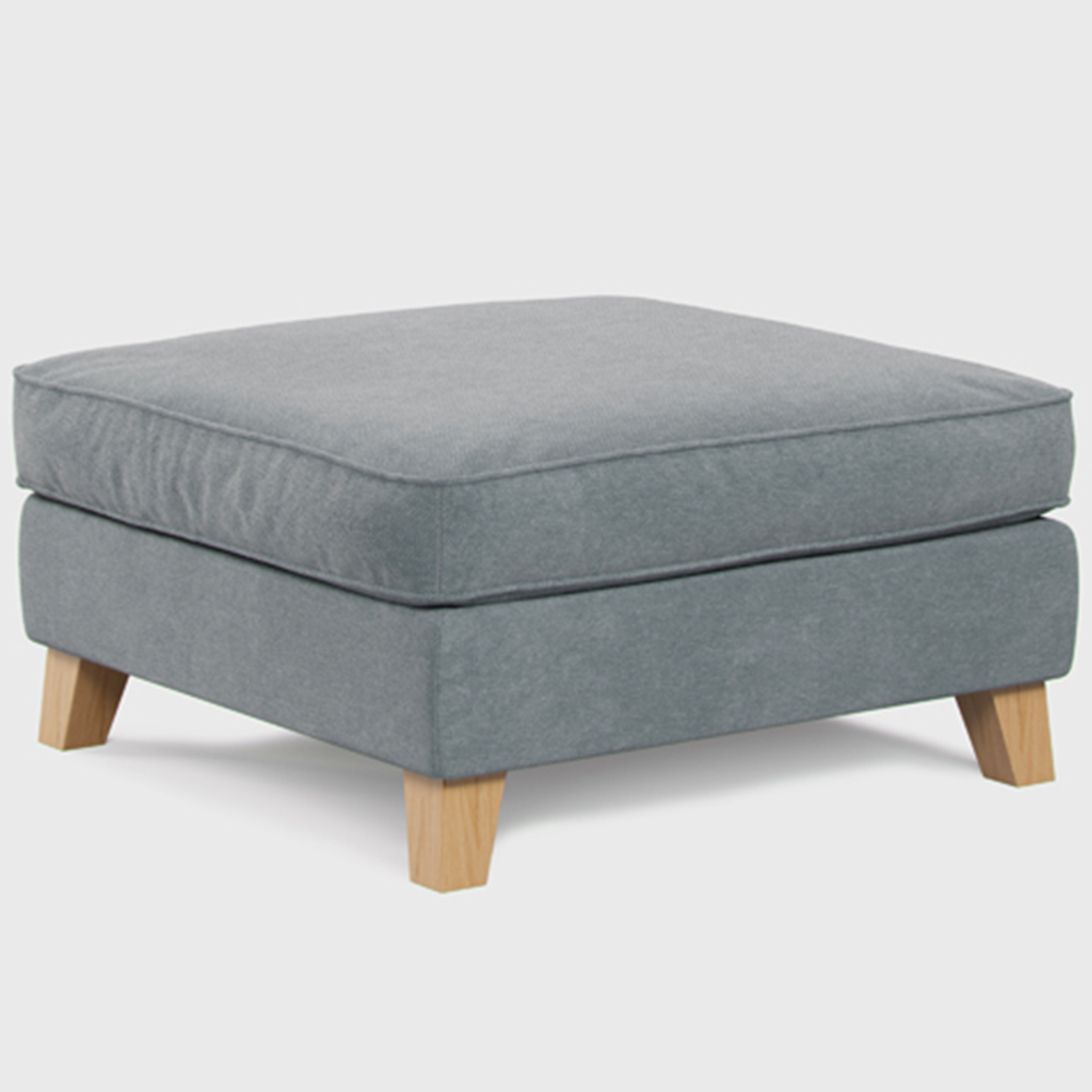 Marlon City Denim Footstool Image 2
