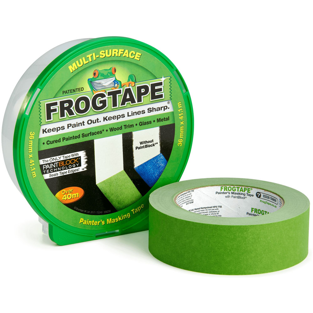 FrogTape 36mm Green Multi-Surface Painters Tape Image 2