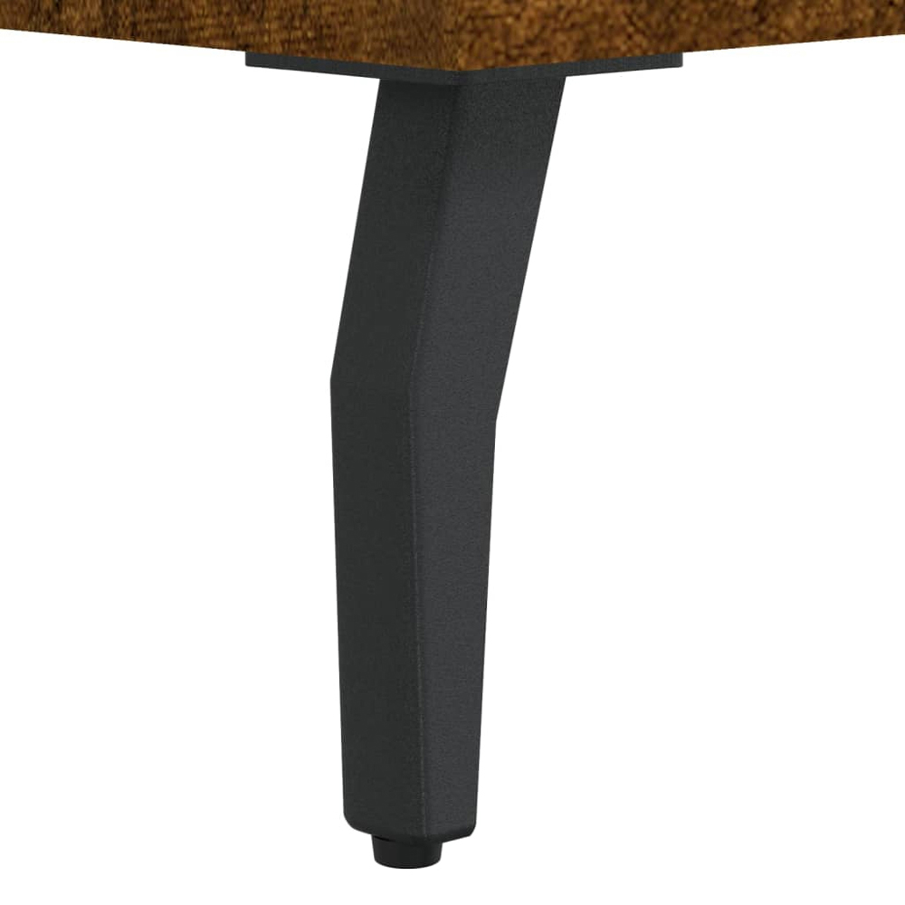 vidaXL 3 Door 3 Shelf Smoked Oak TV Cabinet Image 9