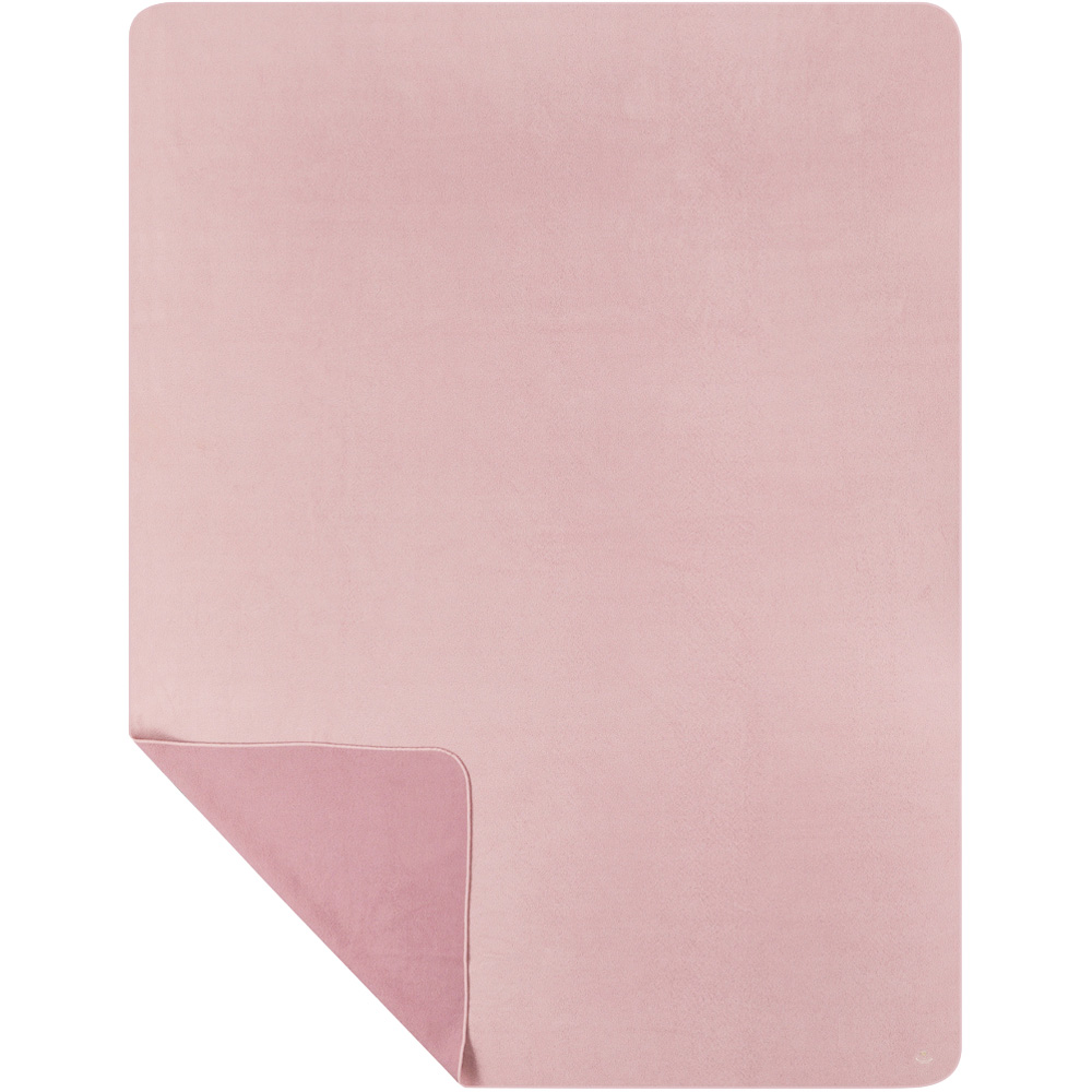 Myga Blush Fleece Reversible Yoga Blanket 200 x 145cm Image 1