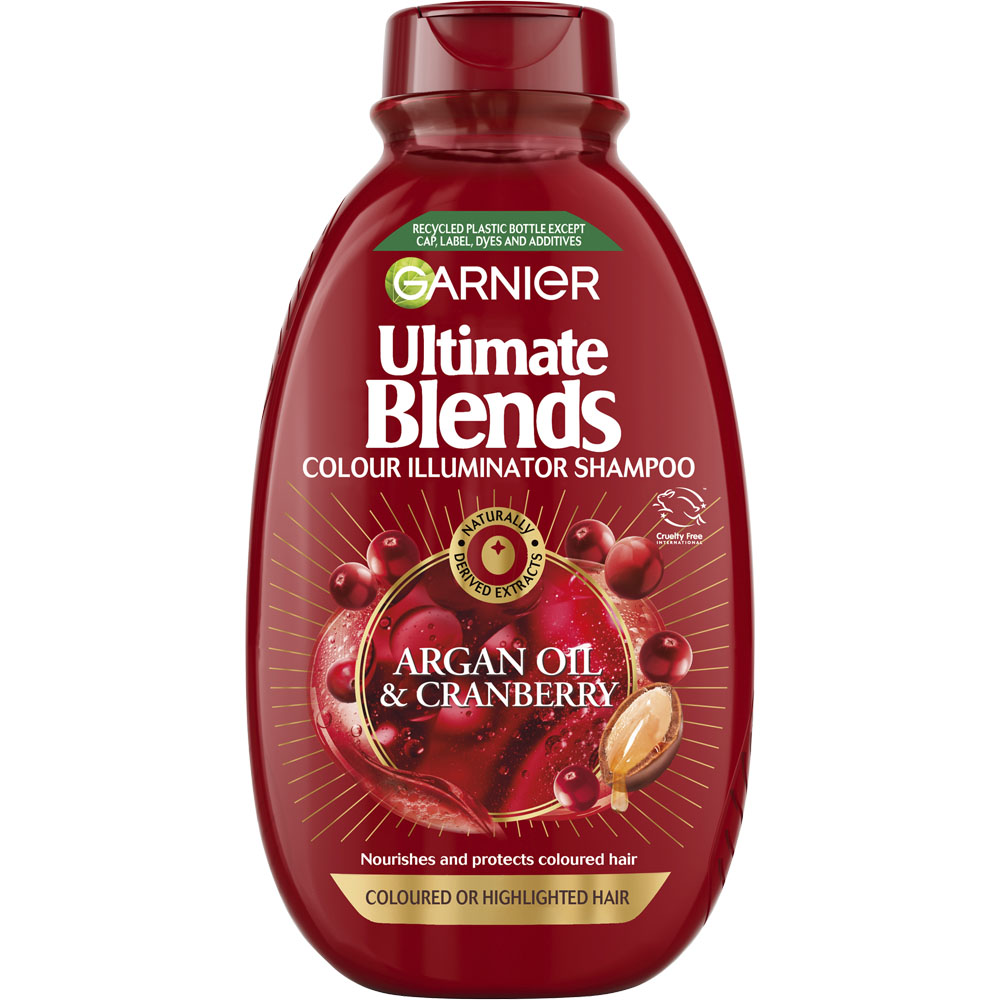 Garnier Ultimate Blends Argan Oil Coloured Hair Shampoo 400ml Image 1