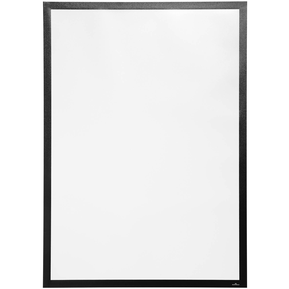 Durable DURAFRAME Black UV Poster Adhesive Magnetic Signage Frame 70 x 100cm Image 1