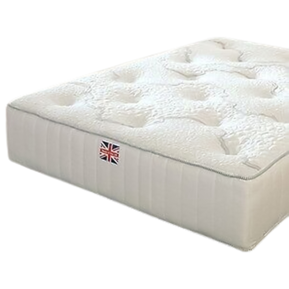 Comfy Living King Size White Pocket Sprung Mattress Image 1