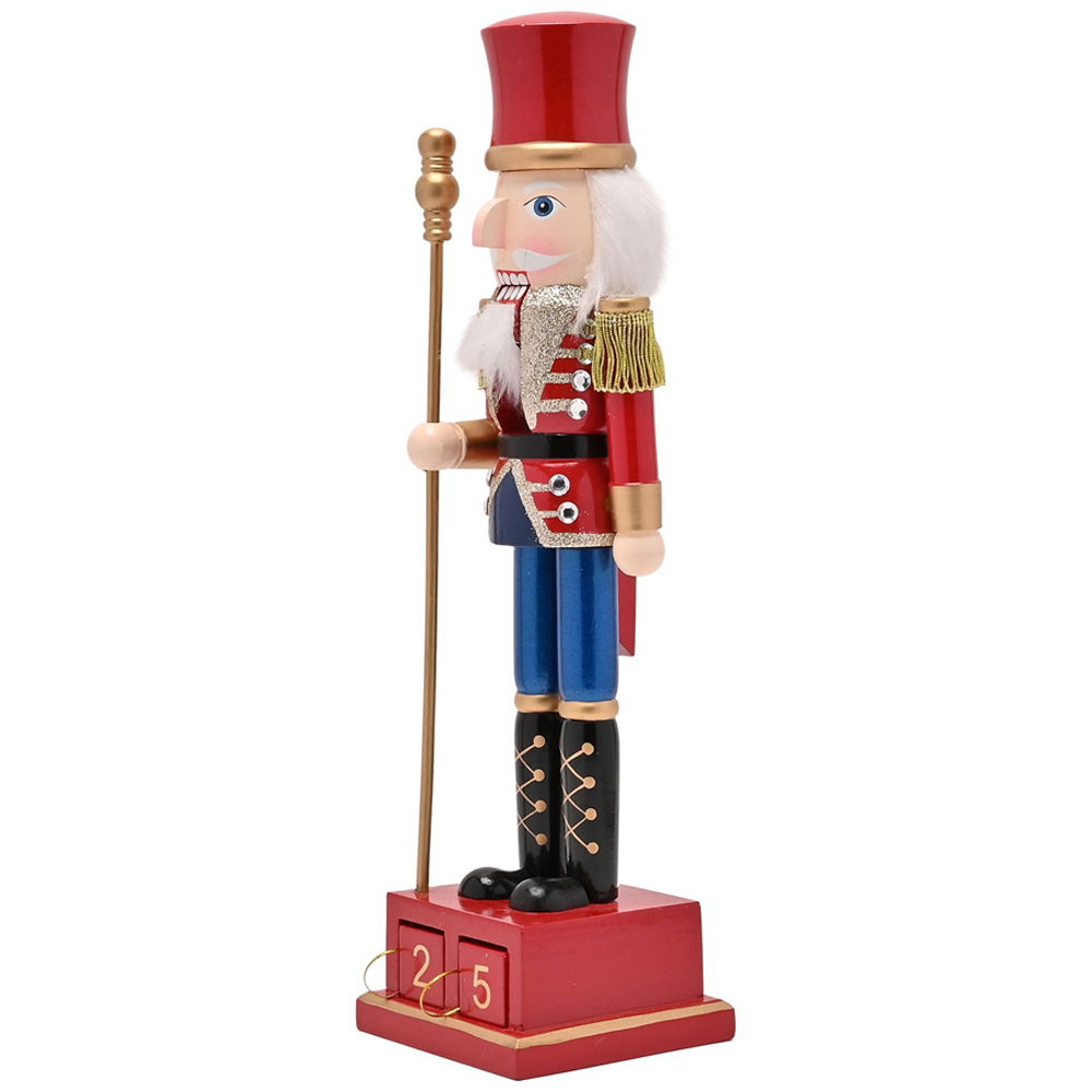 The Christmas Gift Co Nutcracker Figurine with Perpetual Calendar Image 6