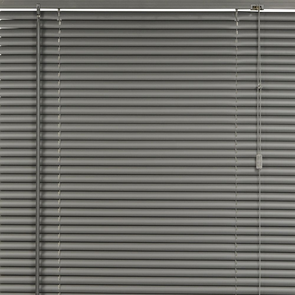 PVC Venetian Blinds Grey 150 x 152cm Image 1