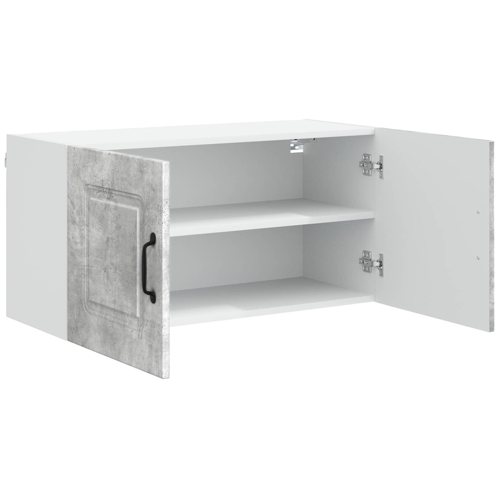 vidaXL Kalmar 2 Door Concrete Grey Wall Kitchen Cabinet Image 5