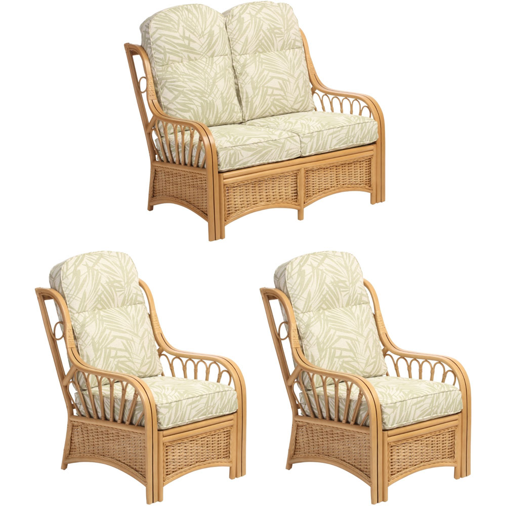 Desser Furniture Vale 2 Seater Light Oak Tropical Suite Image 2