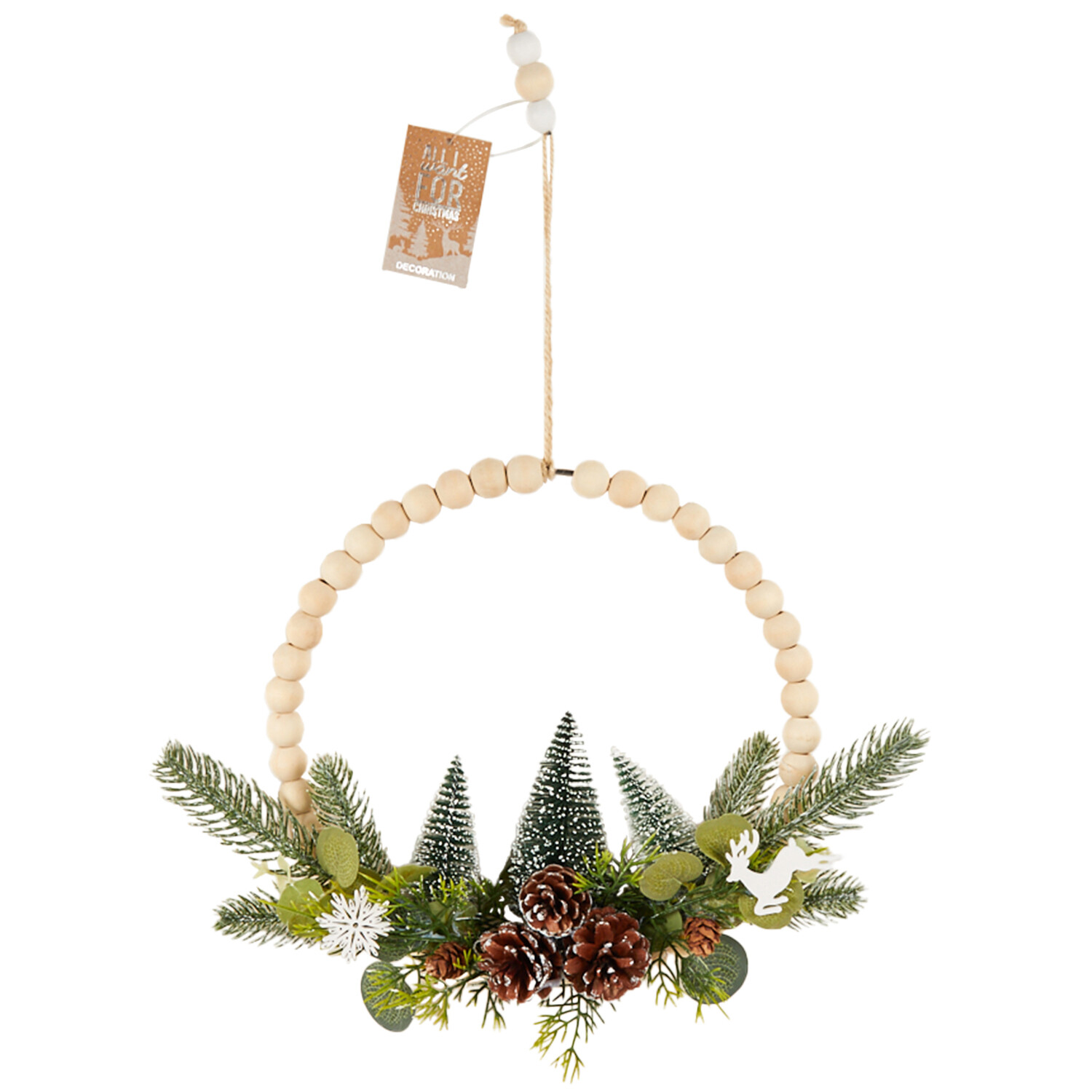 Beaded Floristry Hanger - Green Image 1