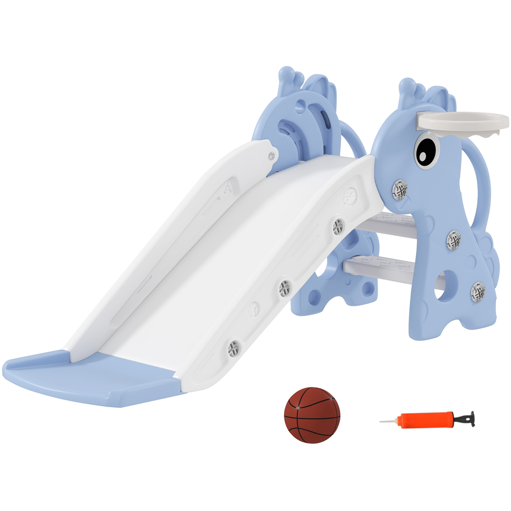 Tommy Toys 3 in 1 Blue Giraffe Kids Slide Image 1