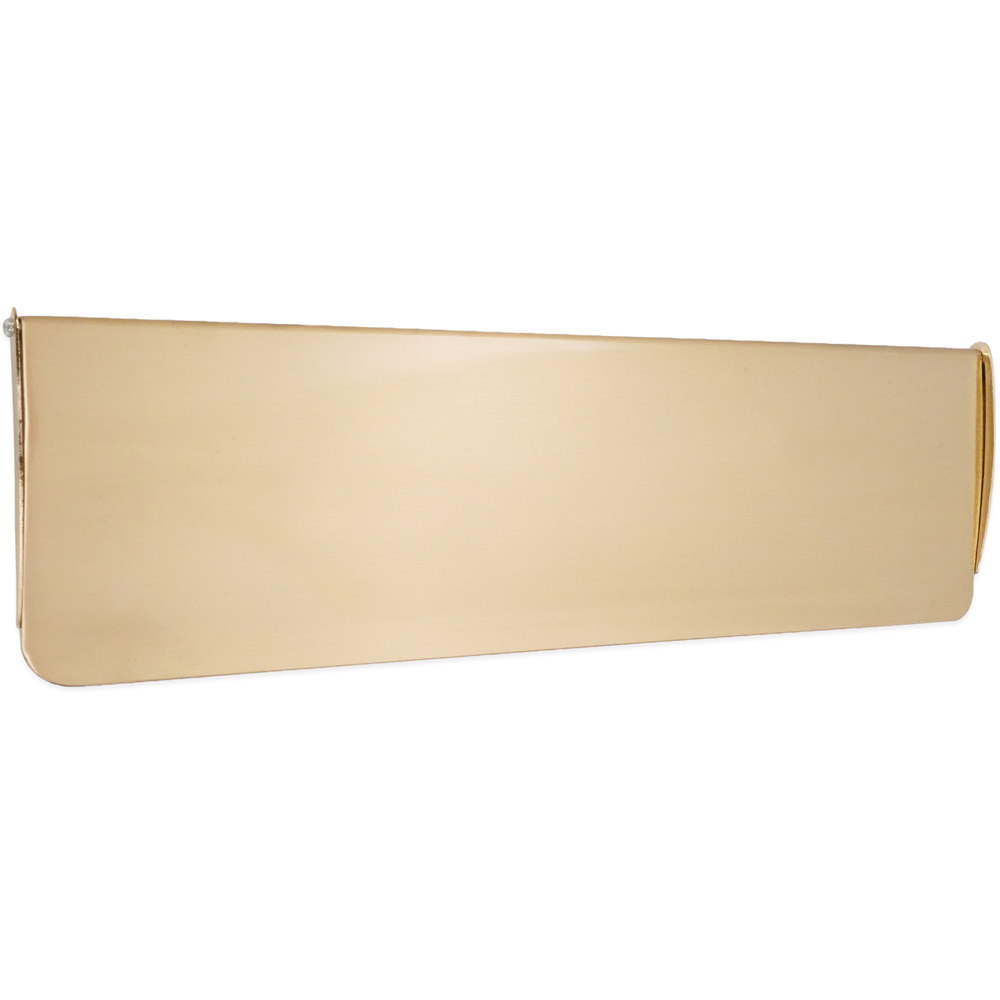 Spira Brass Satin Brass Large Letter Tidy Flap 300 x 87mm Image 1