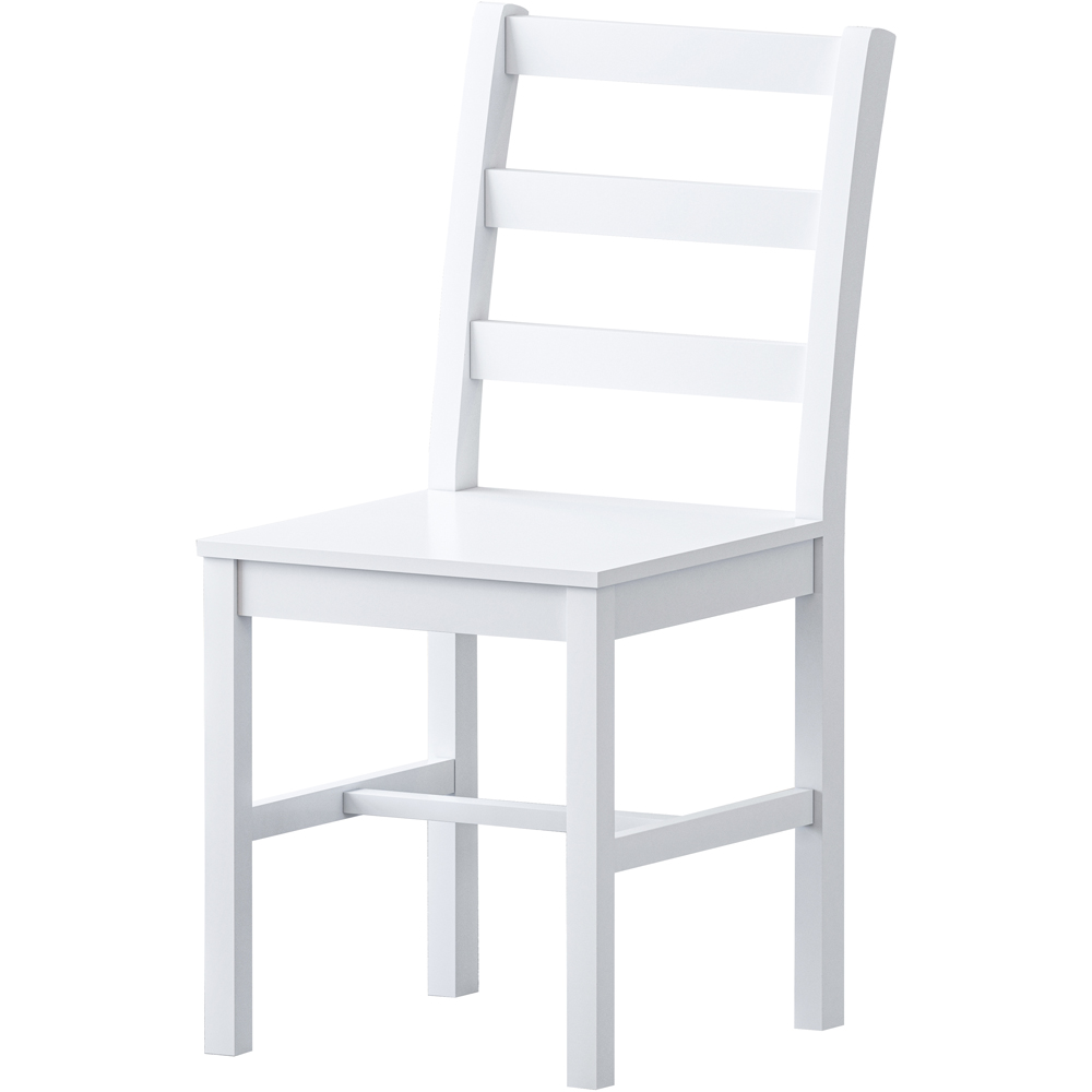Comfy Living 2 Seater Wooden Dining Set White Image 3