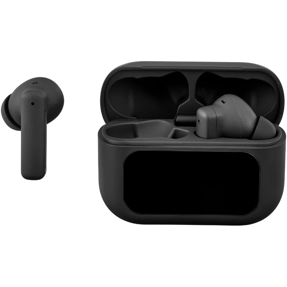 Streetz T600 ANC Black True Wireless Earbuds with LCD Screen Image 2