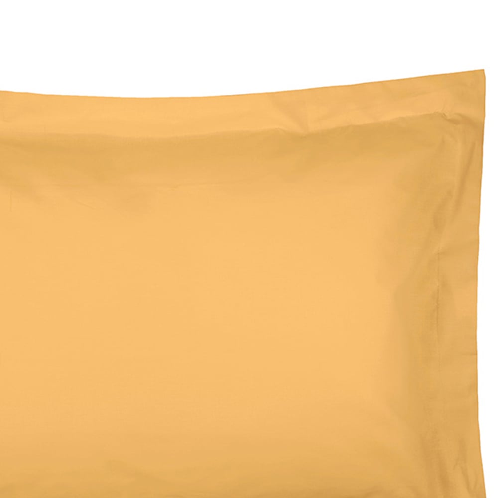 Serene Oxford Saffron Pillowcase Image 2