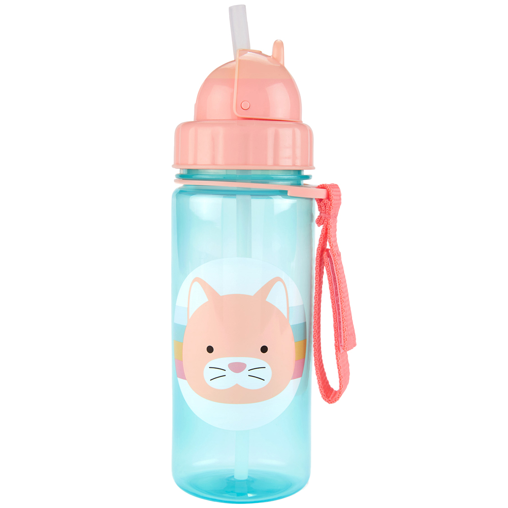 Skip Hop Zoo Kids Cat Snack Cup and Bottle Set Image 2