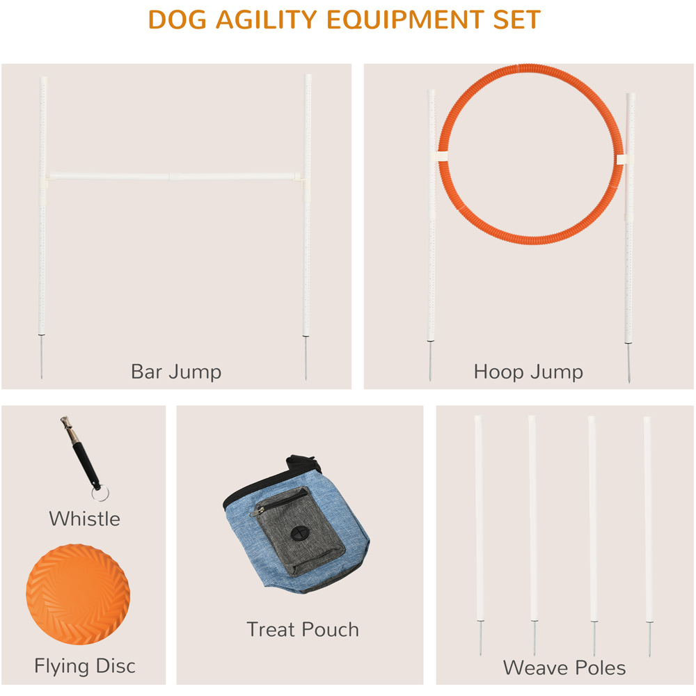 PawHut Dog Agility Equipment Training Set Image 4