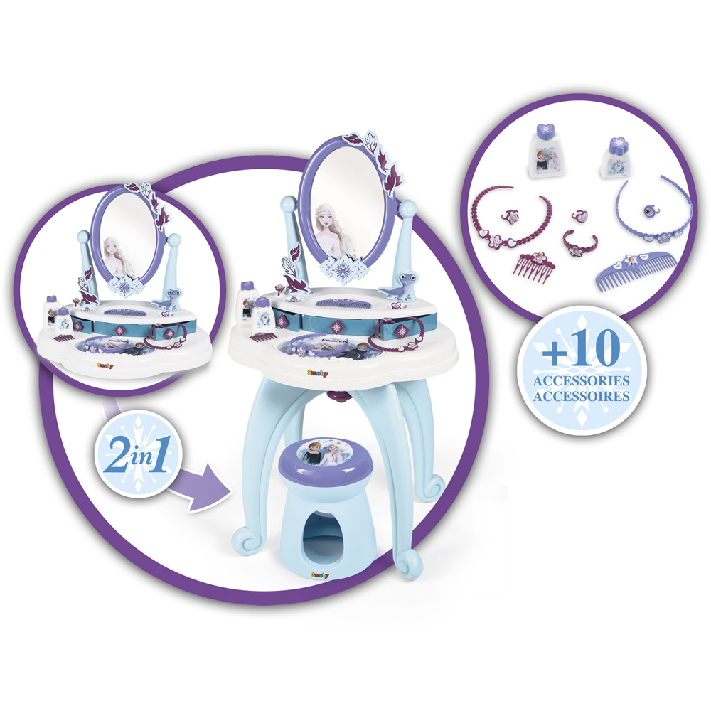 Smoby Frozen 2-in-1 Dressing Table Image 3