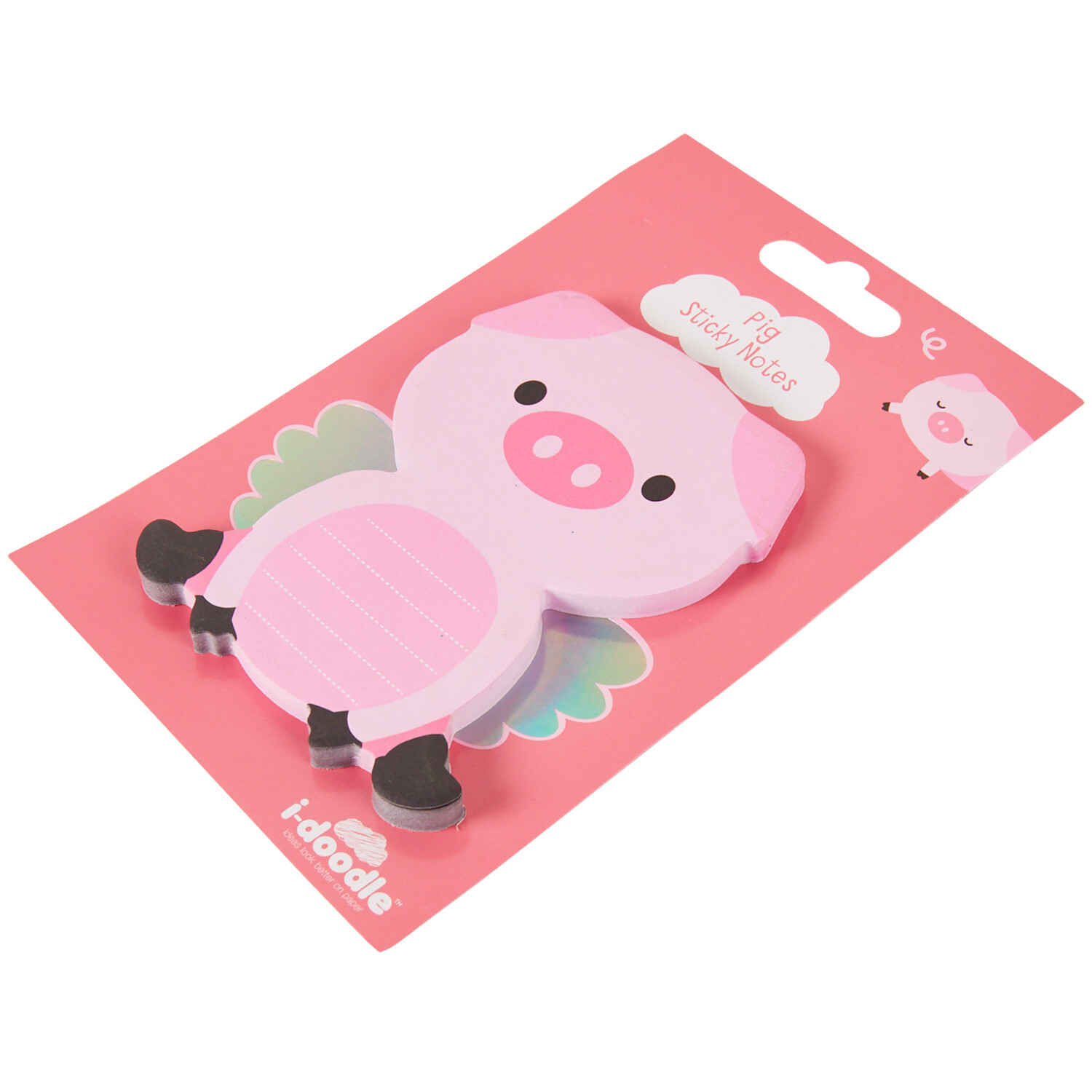 Pig Sticky Notes - Pink Image 3