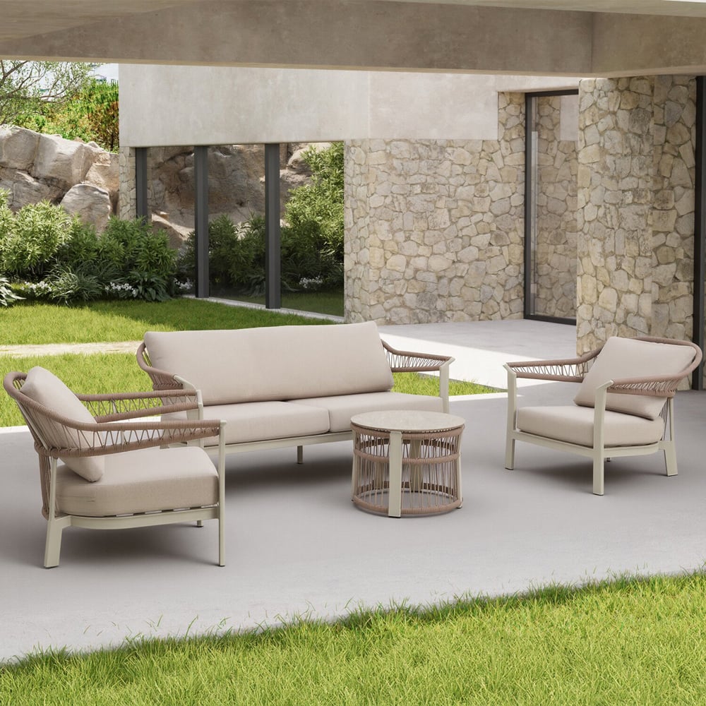 Hampton Sofa Set Neutral Image 3
