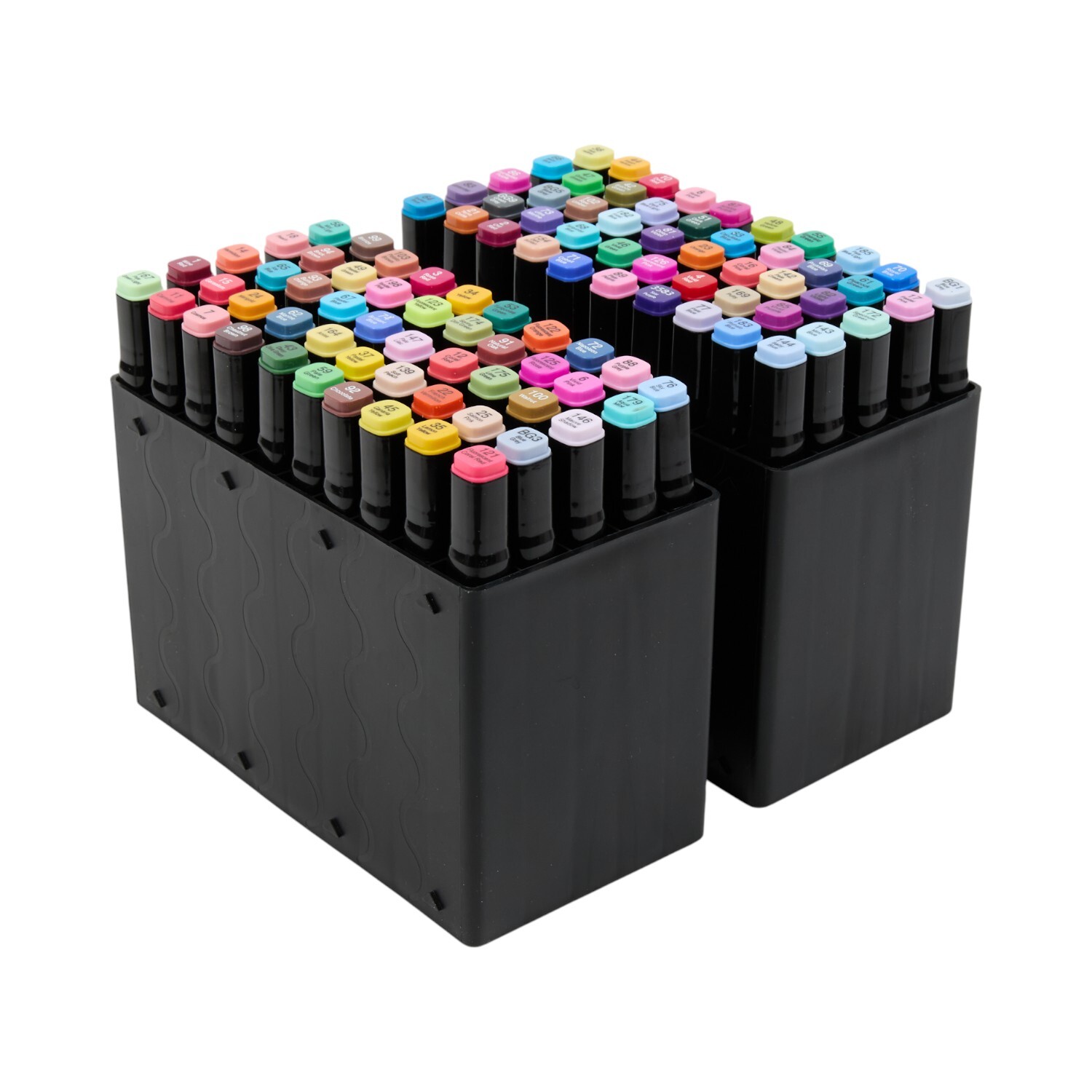 Pack of 100 Aqua Markers with Tray Image 4