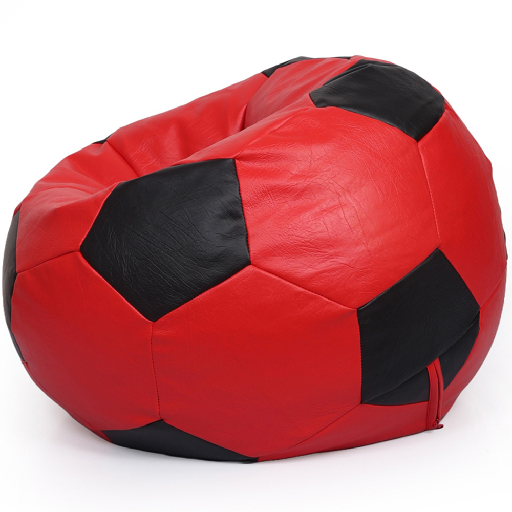Kaikoo Red and Black Football Beanbag Image 5