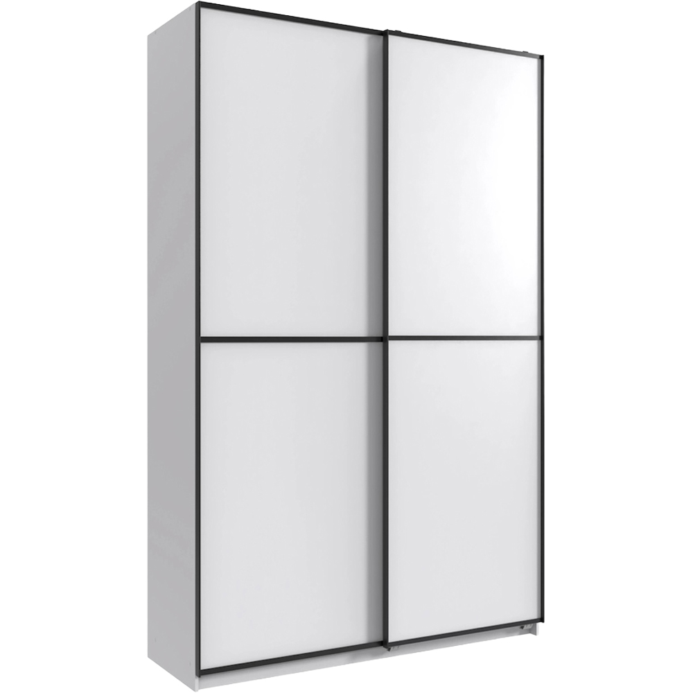 TJ'S Ulm 2 Door White Sliding Wardrobe 180cm Image 4