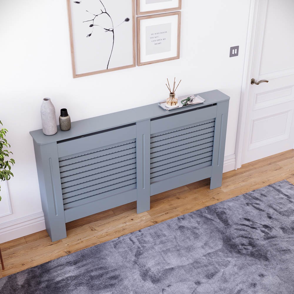 Vida Designs Milton Grey Radiator Cover Large Image 7