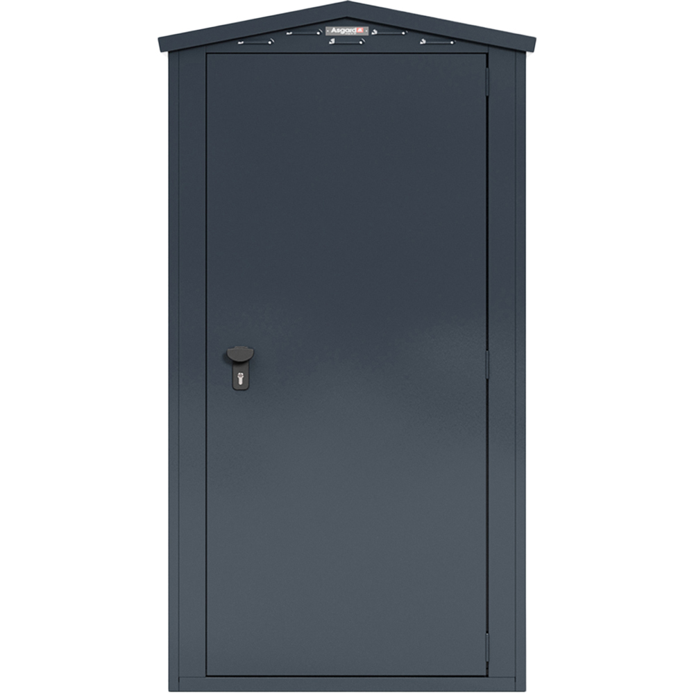 Asgard Sentry 3 x 7ft Grey Apex E Bike Storage Shed Image 3