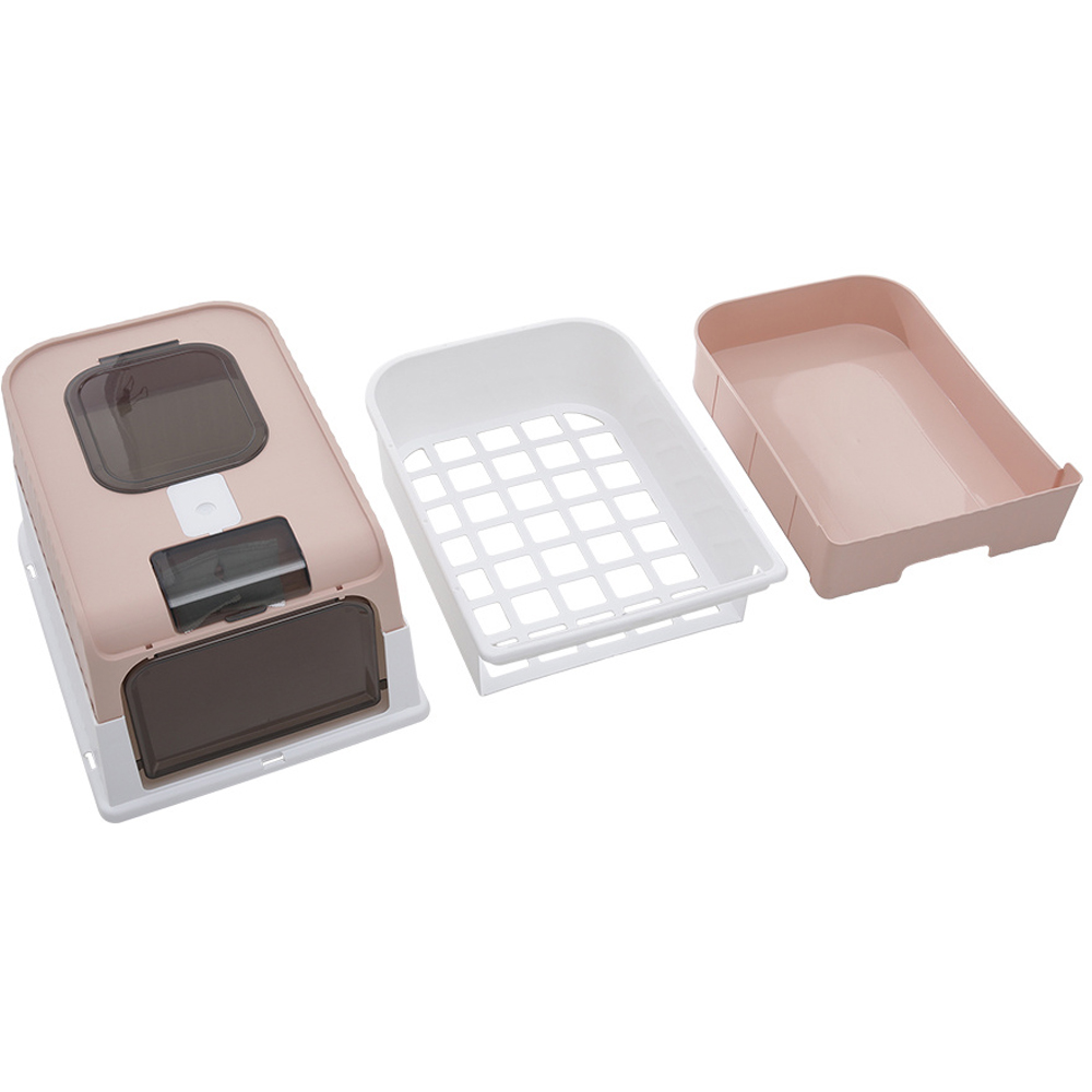 H&O Direct UV Sterilization Cat Litter Box with Tray Image 2