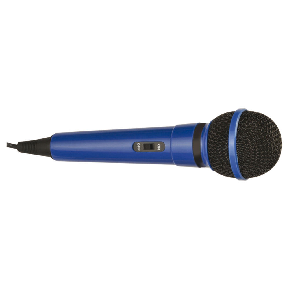 Mr Entertainer Blue Dynamic Handheld Karaoke Microphone Image 1