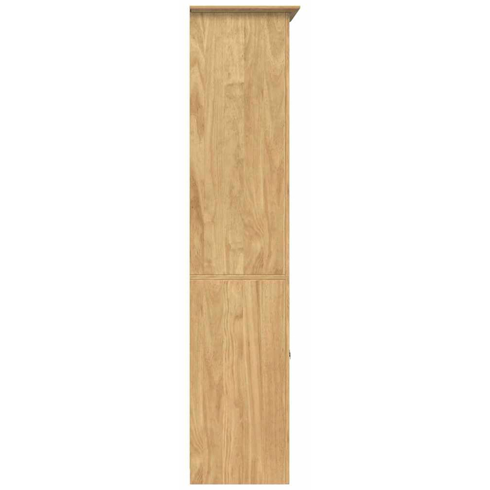 vidaXL Bodo 2 Door 3 Shelf Honey Brown Bookcase Image 5