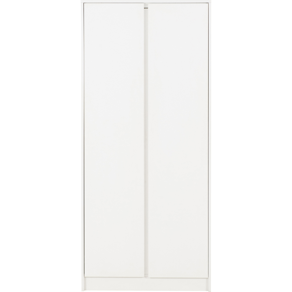 Seconique Malvern 2 Door White Wardrobe Image 3