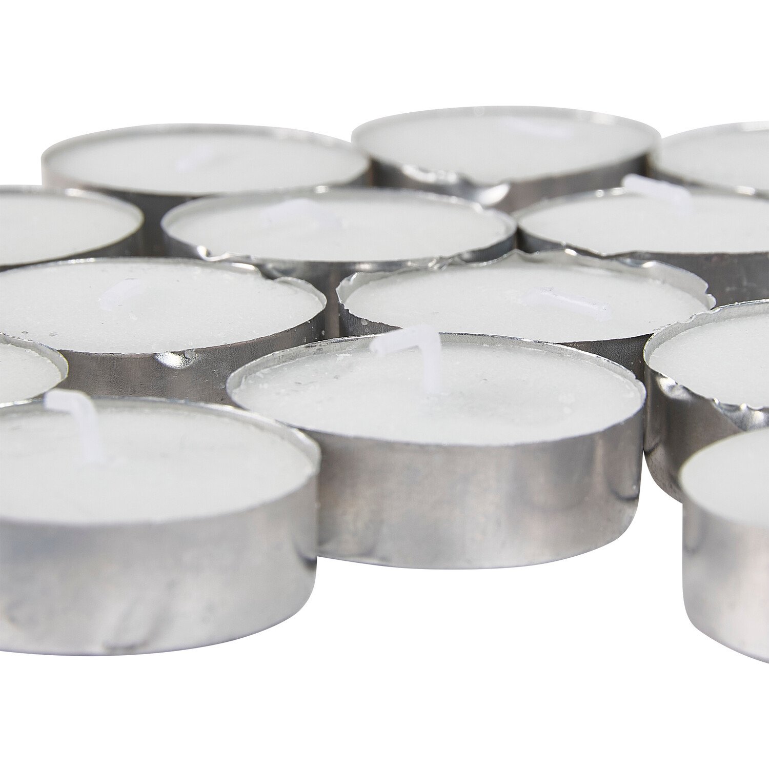 Unscented Tealights - White / 100 Image 3
