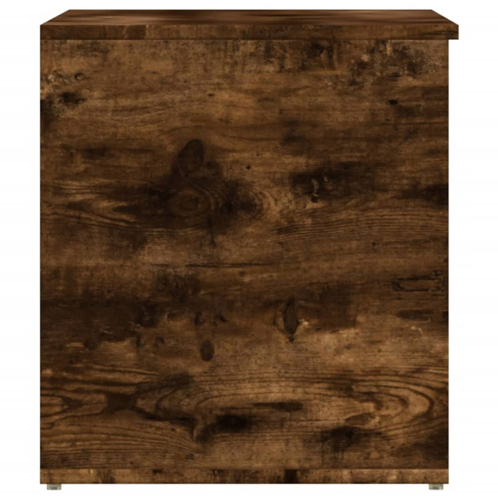 vidaXL Smoked Oak Wooden Storage Chest Image 5
