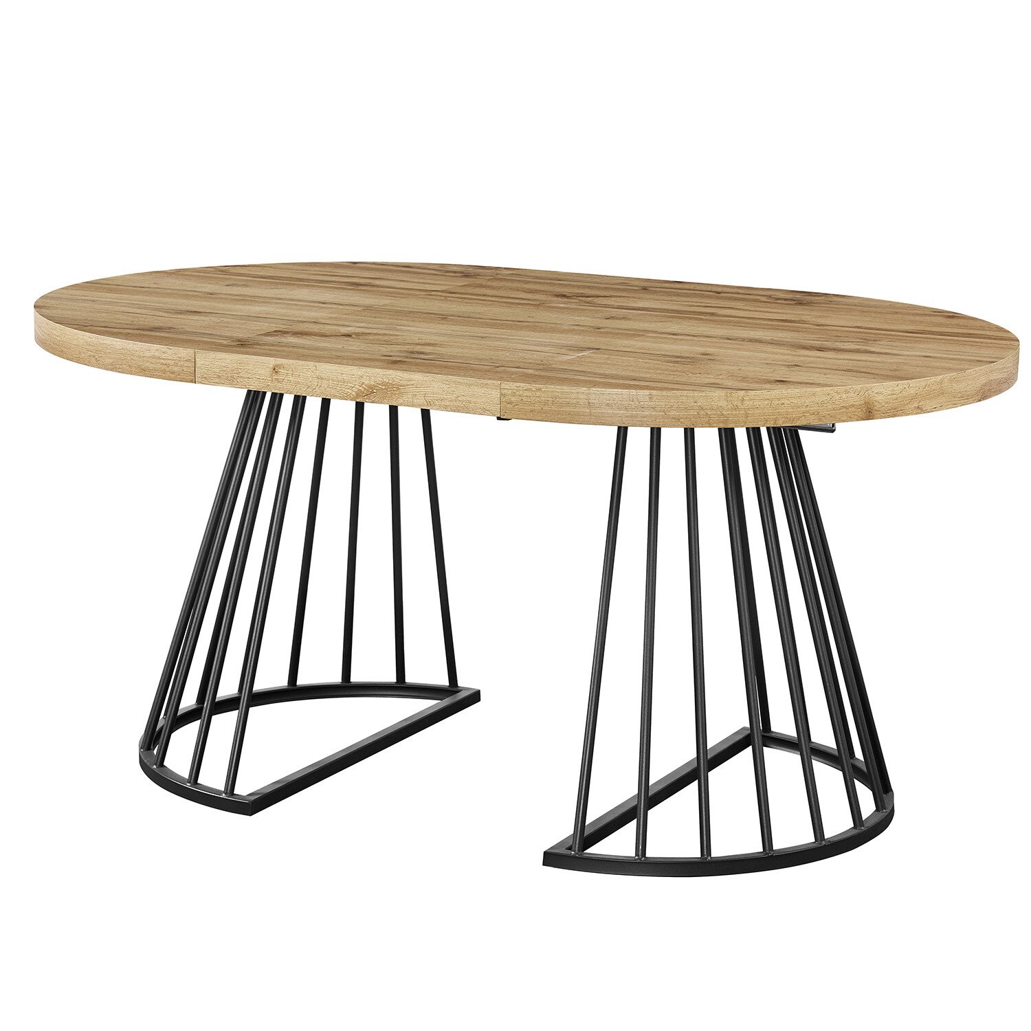 Modbury Extending Dining Table Oak Image 3
