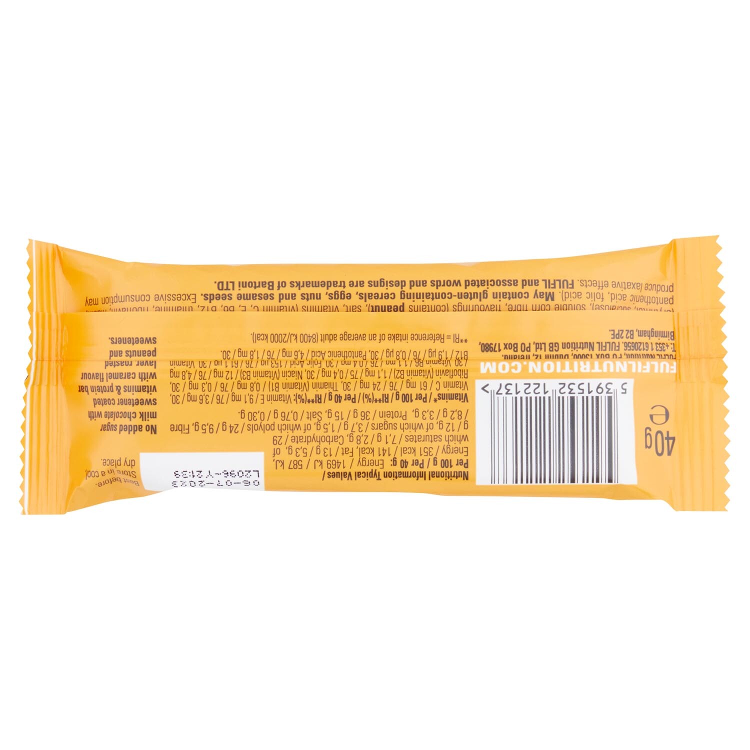 Fulfil Vitamin and Protein Bar - Chocolate Peanut and Caramel Image 2