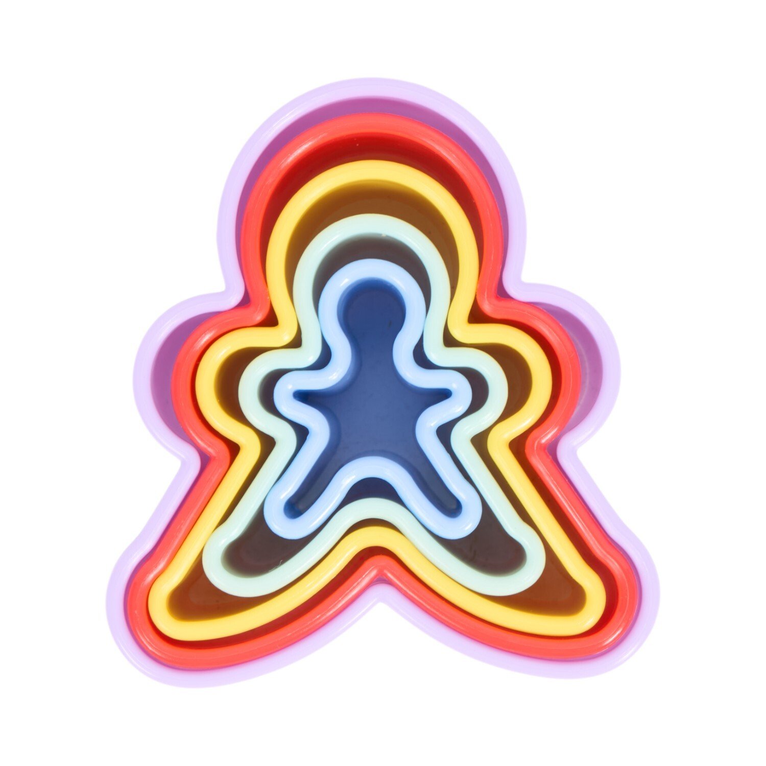 5 Piece Gingerbread Cookie Cutters Image 1