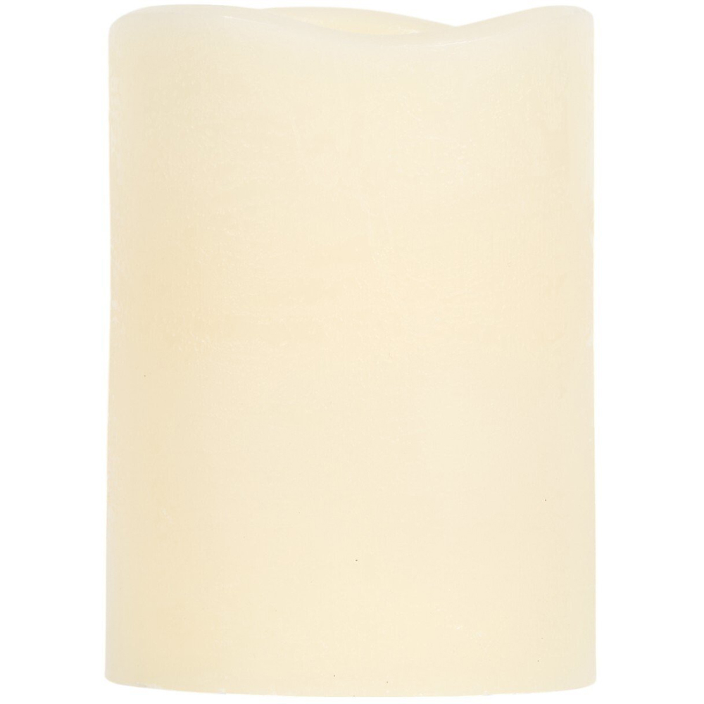 Vanilla Scented LED Pillar Candle - Neutral Image 3