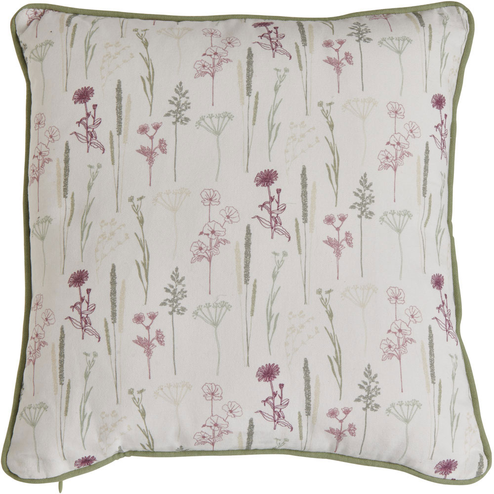 Wilko Floral Cushion 43 x 43cm Image 1