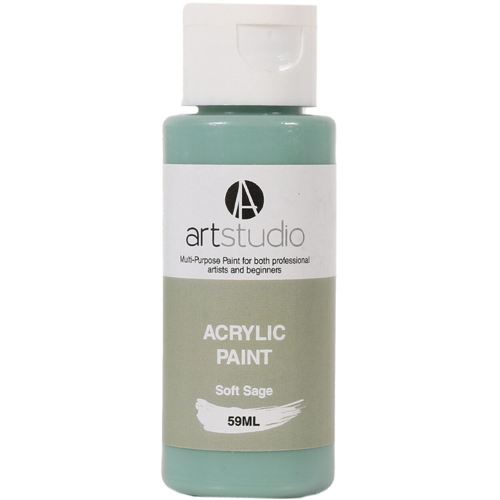 Art Studio Acrylic Paint   - Soft Sage / 59ml Image