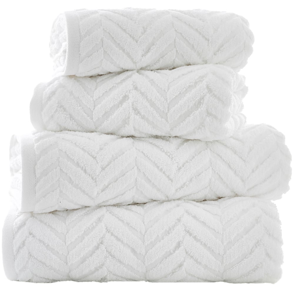 The Lyndon Company Catalonia White Bath Sheet Image