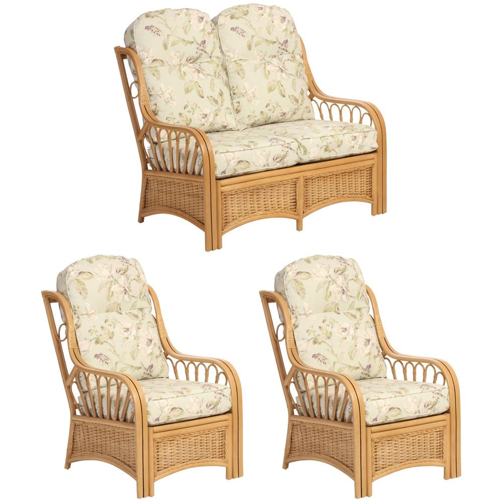 Desser Furniture Vale 2 Seater Light Oak Lily Suite Image 2