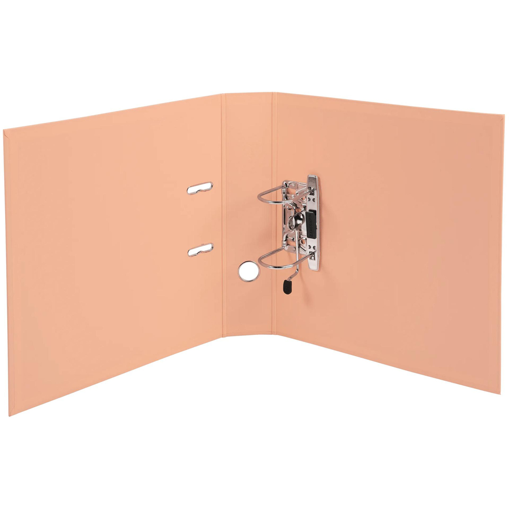 Exacompta PremTouch A4 Salmon PVC Lever Arch File 10 Pack Image 2
