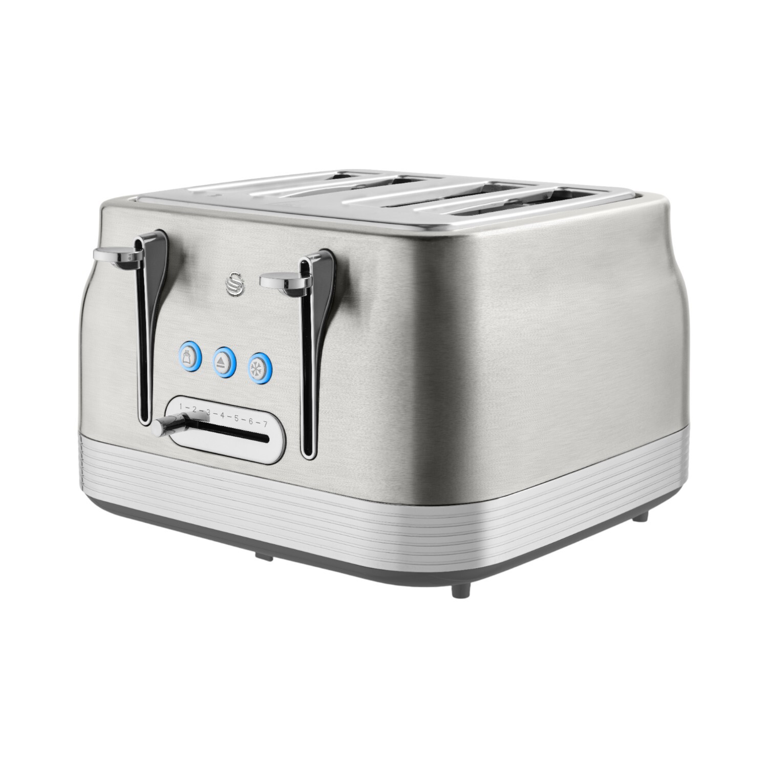 Swan Retro Revive 4 Slice Toaster Silver Image 8