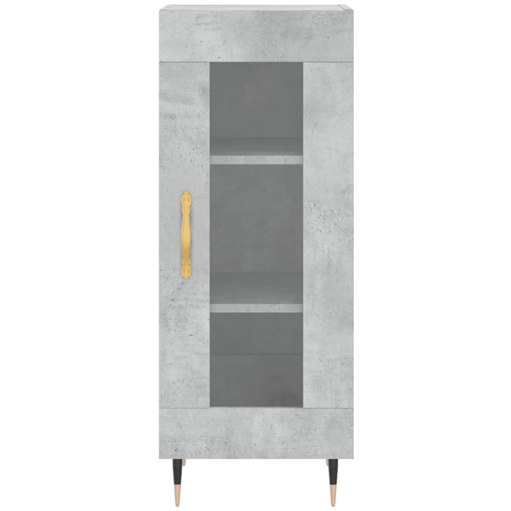 vidaXL 2 Door Concrete Grey Highboard Image 8