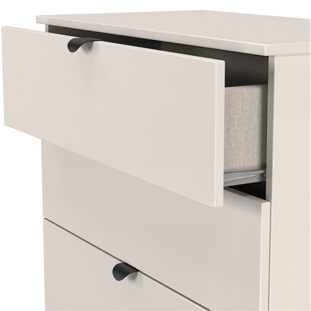 Crowndale Bora 4 Drawer Kashmir Matt Deep Chest of Drawers Ready Assembled Image 6