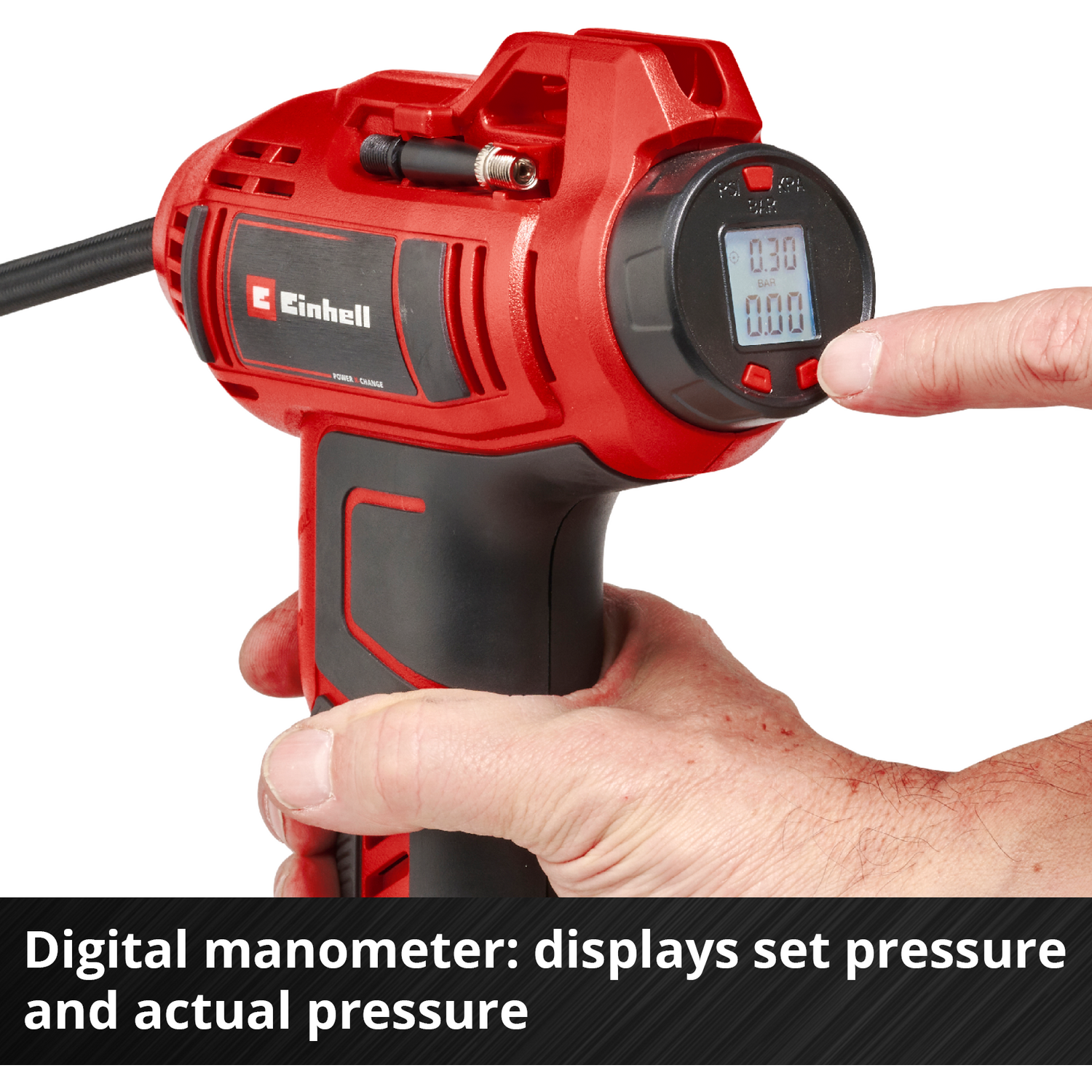 Einhell PXC 18V Cordless Car Compressor Image 6