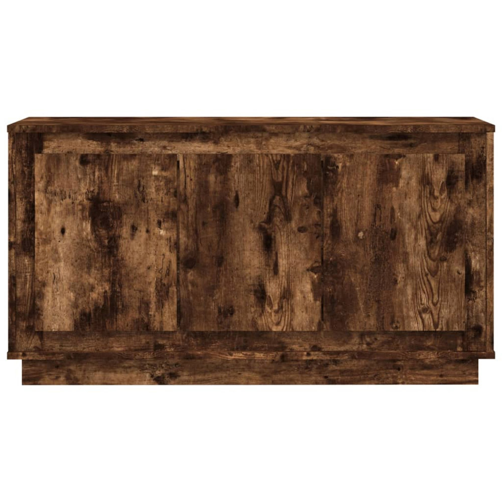 vidaXL 3 Door Smoked Oak Sideboard Image 5