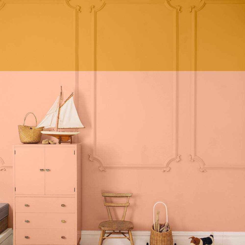 Craig & Rose Kitchen and Bathroom French Ochre Eggshell Paint 750ml Image 4