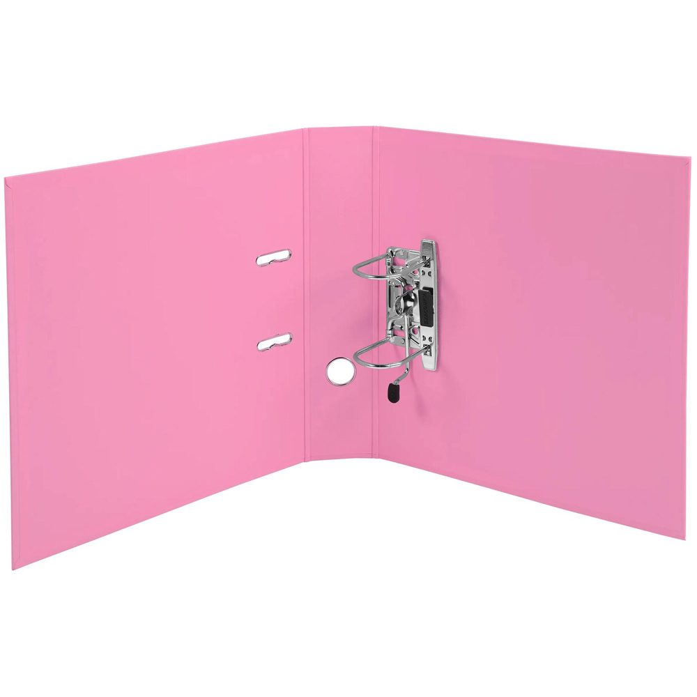 Exacompta PremTouch A4 Pink PVC Lever Arch File 10 Pack Image 2