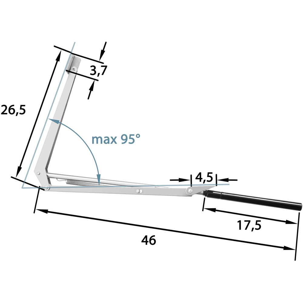 tectake Automatic Greenhouse Window Opener Image 7